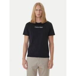 Calvin Klein Тишърт Logo 30s LV04LD230G Черен Relaxed Fit