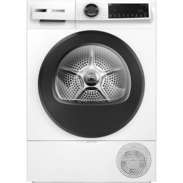 Сушилня с термопомпа Bosch WQJ24201BY, 9 кг, Енергиен клас D, Бял