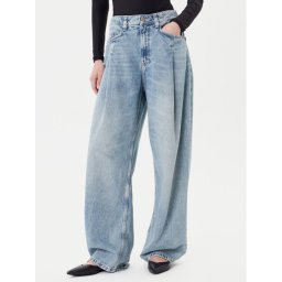 BOSS Дънки C_Slouchy Pleated Mr 50542435 Син Relaxed Fit
