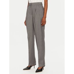 Vila Текстилни панталони Riley 14101013 Сив Regular Fit