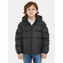 Tommy Hilfiger Зимно яке Essential KB0KB08341 D Черен Regular Fit