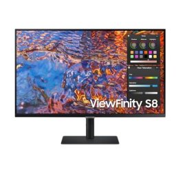 Монитор Samsung 32B800 32" IPS LED, 60 Hz, 5 ms GTG, 3840x2160, 300 cd/m2, Flicker Free, PBP, PIP, USB-C 90W, 3xUSB 3.0, Display Port 1.4, 2xHDMI 2.2, Black