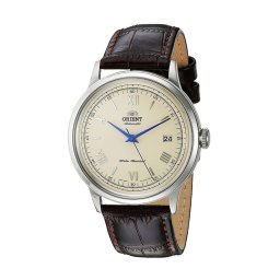 Orient FAC00009N – Мъжки, Автомат, 41mm, Бежов, Кафява кожа, Дата, 3 ATM - Classic