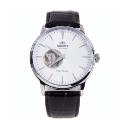 Orient FAG02005W – Мъжки, Автомат, 41mm, Бял скелетон, Черна кожа, 5 ATM - Classic