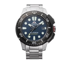 Orient M-Force RA-AC0L07L – Мъжки, Автомат, 45mm, 200m, Сапфир, Зелен - Sports