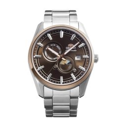 Orient RA-AK0313Y – Мъжки часовник, Автомат, 41.5mm, Кафяв, 5 ATM - Contemporary