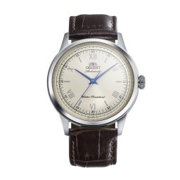 Orient RA-BB0003Y – Мъжки, Автомат, 38.4mm, Бежов, Кафява кожа, 3 ATM - Classic