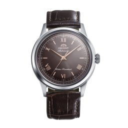 Orient RA-BB0004Y – Мъжки, Автомат, 38.4mm, Кафяв, Роз.злато, Кожа, 3ATM - Classic