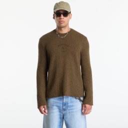 Пуловер MM6 Crewneck Khaki/ Black Print L