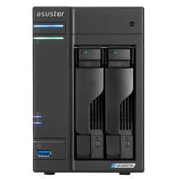 Мрежови диск (NAS) Asustor Lockerstor 2 Gen2, четири ядрен Intel Celeron N5105 2.0/2.9 GHz, без твърд диск (2x SATA/4x M.2), 4GB DDR4, 2x 100/1000/2500 LAN, 2x USB 3.2 Gen 2