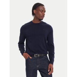 Calvin Klein Пуловер LV04LB305G Тъмносин Regular Fit