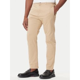HUGO Чино панталони David251D 50530886 Бежов Slim Fit