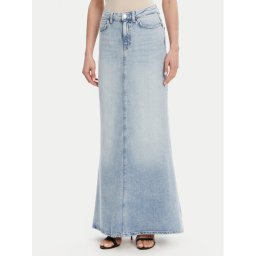 Guess Дънкова пола W5GD83 D5B96 Син Regular Fit