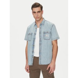 Guess Jeans дънкова риза M5GH09 D5NY1 Син Regular Fit
