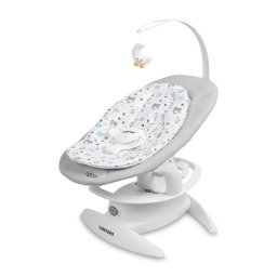 Шезлонг И Люлка 2в1 Rocker Noco Сив Caretero