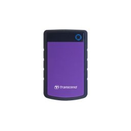 Твърд диск Transcend 2TB, 2.5" Portable HDD, StoreJet H3, Purple, Anti-shock