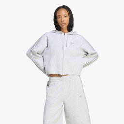 Суитшърт adidas SST 2.0 Cropped Hoody Light Grey Heather/ Light Grey Heather S