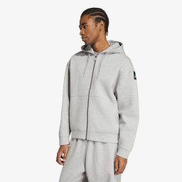 Суитшърт adidas Spacer Full Zip Hoodie Medium Grey Heather S
