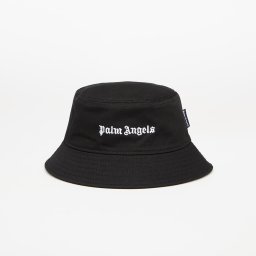 Шапка Palm Angels Kids Logo Bucket Hat Black/ Off White I