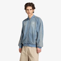 Яке adidas SST Adicolor Denim Tracktop Worn Blue Denim S