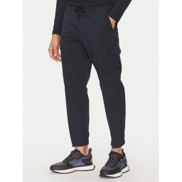 BOSS Текстилни панталони T_Urbanex-CargoLight 50508339 Тъмносин Tapered Fit