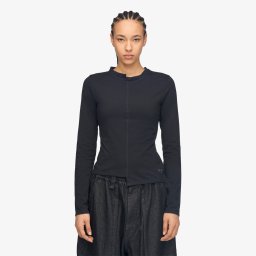 Тениска Y-3 Fitted Long Sleeve Tee Black L