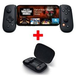 Геймпад Backbone One USBC с подарък калъф Carrying Case (черен), за iOS/Android, USB Type C, черен