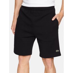 Lacoste Спортни шорти GH9627 Черен Regular Fit