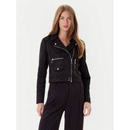 Morgan Яке от имитация на кожа 241-GOUSMI Черен Regular Fit
