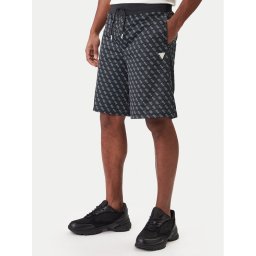 Guess Спортни шорти Z4YD03 K7122 Черен Regular Fit