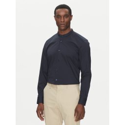 BOSS Риза H-HANK-S-STAN-C3-252 50539176 Тъмносин Slim Fit