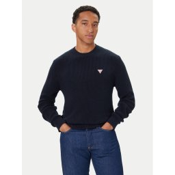 Guess Пуловер M4BR30 Z3HM1 Тъмносин Regular Fit