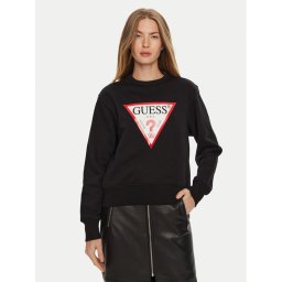Guess Суитшърт W2YQ16 KBA11 Черен Regular Fit