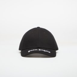 Шапка Palm Angels Curved Logo Visor Cap Black/ Off White Universal