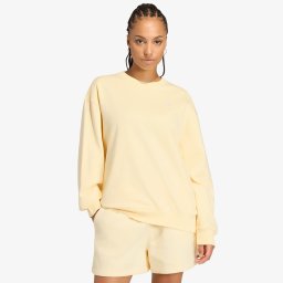 Суитшърт adidas Essentials Crew Long French Terry Sweatshirt Warm Vanilla XS