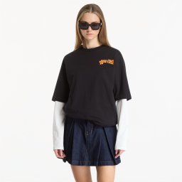Тениска New Era Food Character Graphic OS Tee UNISEX Black S