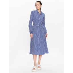 Polo Ralph Lauren Рокля тип риза 211891430001 Тъмносин Regular Fit
