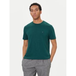 Tommy Hilfiger Тишърт Ess Seasonal MW0MW39995 Зелен Regular Fit