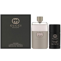 Gucci Guilty Pour Homme Комплект (EDT 90ml + Deo Stick 75ml) за Мъже