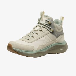 Сникърси KEEN Leiki Leather Mid Wp Women Birch/ Lily Pad EUR 37.5