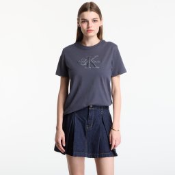 Тениска Calvin Klein Jeans Ss Baby Terry Hero Monologo Tee Ebony M