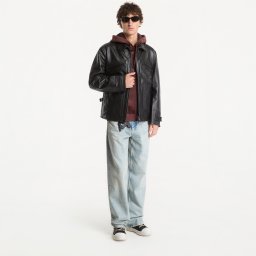 Яке Y-3 Leather Blouson Black M
