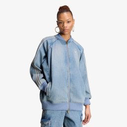 Яке adidas SST Oversized Denim Tracktop Worn Blue Denim M