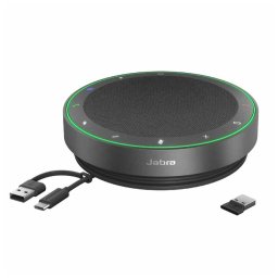 Конферентен високоговорител Jabra Speak2 75, 4 цифрови MEMS микрофона, IP64 защита, до 32 часа време на работа, Bluetooth, USB-A, USB-C