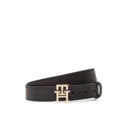Tommy Hilfiger Дамски колан Th Modern 2.5 AW0AW17496 Черен