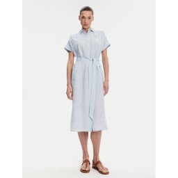 Tommy Hilfiger Рокля тип риза Ess WW0WW44653 Светлосиньо Regular Fit