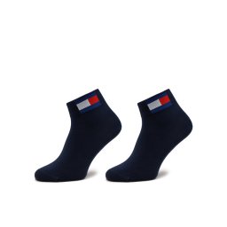 Tommy Jeans Дълги чорапи 701228223 Тъмносин