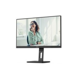 Монитор AOC Q27P3CV, 27" IPS WLED, 2560x1440@100Hz, 4ms GtG, 350cd m/2, 1000:1, DCR 50M:1, Adaptive Sync, FlickerFree,Low Blue Light, 2Wx2, Tilt, Height Adjust, Pivot, Swivel, 2xHDMI, DP, USB hub, RJ45