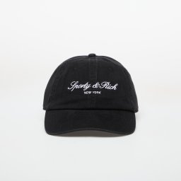 Шапка Sporty & Rich Signature NY Hat Faded Black Universal