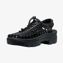 Сникърси KEEN Uneek Plt All Gender Black Smooth Lea EUR 43